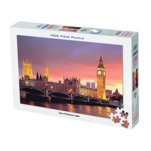 Puzzle Jigsaw Rompecabezas Tomax Palacio de Westminster Parlamento De Londres, Inglaterra X 1000 Piezas