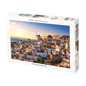 Puzzle Jigsaw Rompecabezas Tomax Isla Santorini - Grecia X 1000 Piezas