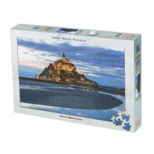 Puzzle Jigsaw Rompecabezas Tomax Monte Saint-Michel - Francia X 1000 Piezas