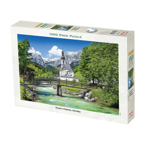Puzzle Jigsaw Rompecabezas Tomax Iglesia Parroquial de San Sebastián Ramsau Alemania X 1000 Piezas