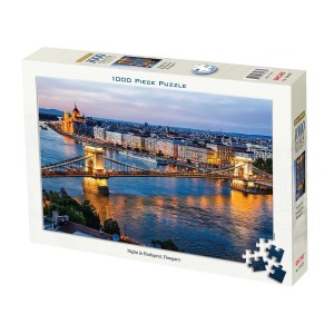 Puzzle Jigsaw Rompecabezas Tomax Budapest - Hungría X 1000 Piezas