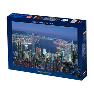 Puzzle Jigsaw Rompecabezas Tomax Hong Kong, China Iluminado X 1000 Piezas
