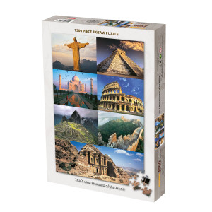 Puzzle Jigsaw Rompecabezas Tomax Las 7 Maravillas X 1500 Piezas