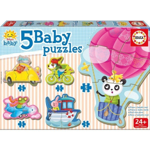 Baby Puzzles Animales Al Volante 18028