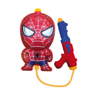 Pistola Agua Con Mochila Water BackPack 2D Spiderman Ditoys 2319