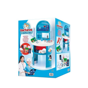 Juego Doctores A Domicilio Para Niños New Plast 10635