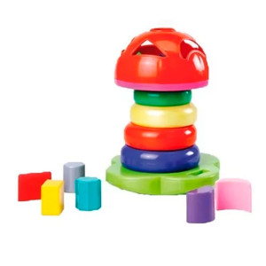 Juego De Encastre Hongo Involcable Didactico 20132 New Plast 