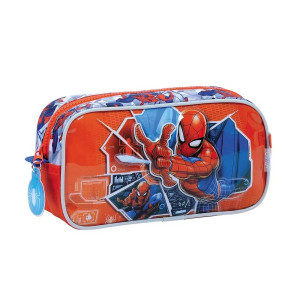 Cartuchera Spiderman Tech 38217 Wabro