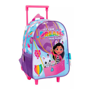 Mochila Carro 12" Gabby Doll House Globo 35201 Wabro