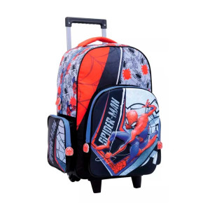 Mochila Carro 18" Spiderman Gray 38223 Wabro