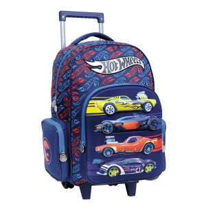 Mochila Carro 18" Hot Wheels Fast 75119 Wabro