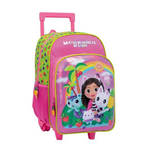 Mochila Carro 16" Gabby Dollhouse Rainbow 35207 Wabro