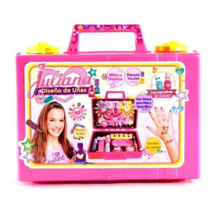Valija Juliana Diseño Uñas Chica Con Esmaltes JUL014