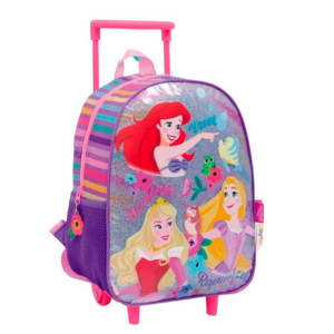 Mochila Carro 12" Princesas 81601 Wabro