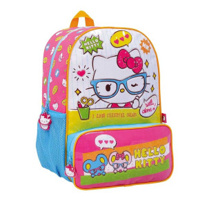 Mochila Espalda 16" Hello Kitty School 74302 Wabro