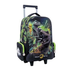 Mochila Carro 17" Jurassic World Batalla 77121 Wabro