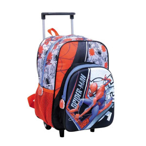 Mochila Carro 12" Spiderman Gray 38221 Wabro