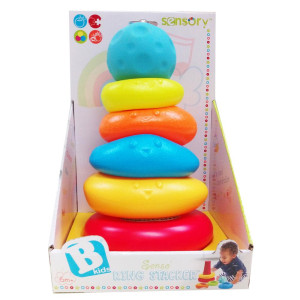 Pirámide Aros Apilables Juguete Didactico Bebe Infantino