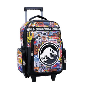 Mochila Carro 16" Jurassic World Estampada 77135 Wabro