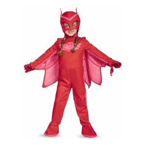 Disfraz Pj Mask Héroes En Pijama Owlette Rojo Talle 1 New Toys Cad1341