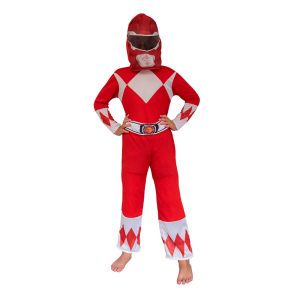 Disfraz Power Rangers Rojo T2 CAD1075