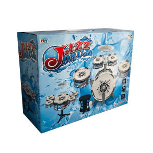 Bateria Musical Grande Juguete 5 Cuerpos Rock