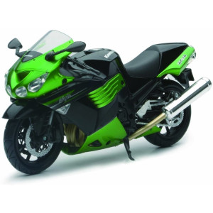 Moto Kawasaki Ninja Zx-14 Pista Escala 1:12 New Ray Colección 