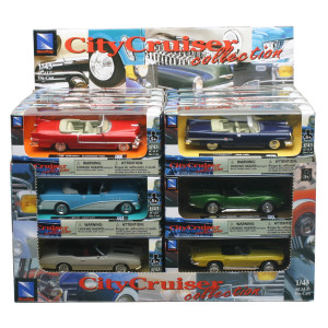 AUTOS AMERICANOS 1:43 18 STYLES (MET105)*24 *48