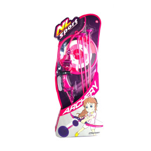 Conjunto Set De Arco Y Flechas Con Mira Laser Y Blanco Juguete Juego Puntería