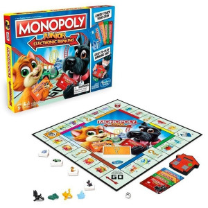 Juego Monopoly Junior Banco Electronico E1842 Hasbro