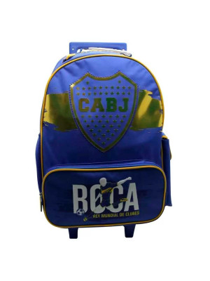 Mochila Boca Juniors 18" Carro Bo486