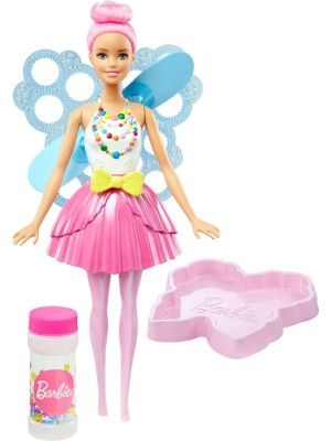 Barbie Dreamtopia Muñeca Hada Burbujas Mágicas 