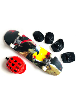 SKATE CON FUNDA-CASCO Y RODILLERA (HB02)*6