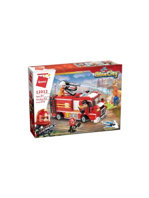 Bloques Ladrillos Lego Camión Bomberos Mine City 370 Piezas GianToys C12012