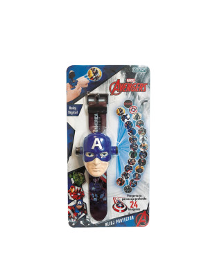RELOJ PROYECTOR CAP. AMERICA (2541)
