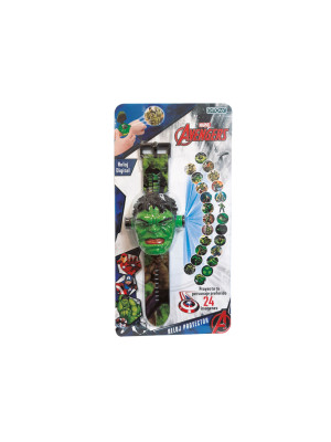 RELOJ PROYECTOR HULK (2544)