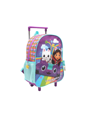 Mochila Carro 12" Gabby Arco Iris