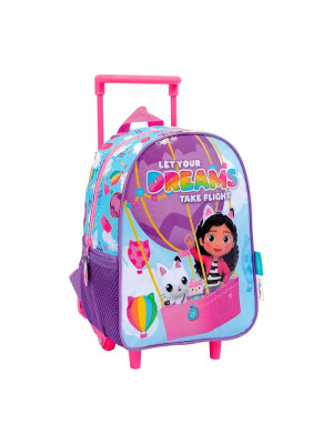 Mochila Carro 12" Gabby Doll House Globo 35201 Wabro