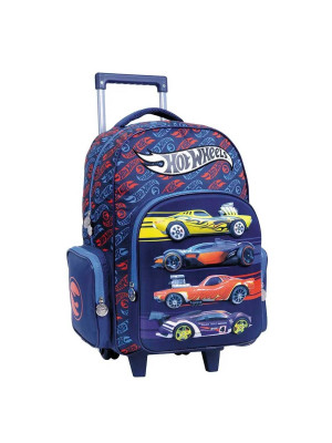 Mochila Carro 18" Hot Wheels Fast 75119 Wabro