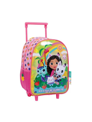 Mochila Carro 12" Gabby Dollhouse Rainbow 35205S Wabro