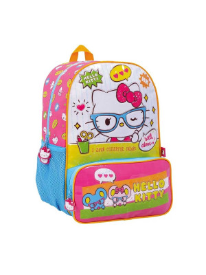 Mochila Espalda 16" Hello Kitty School 74302 Wabro