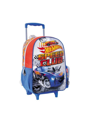 Mochila Carro 16" Hot Wheels Speed Club 75103 Wabro