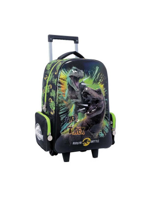 Mochila Carro 17" Jurassic World Batalla 77121 Wabro