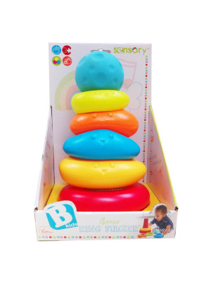 Pirámide Aros Apilables Juguete Didactico Bebe Infantino
