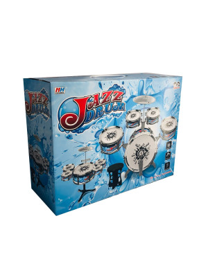 Bateria Musical Grande Juguete 5 Cuerpos Rock