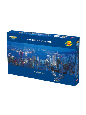 PUZZLE ILUM. HONG KONG DE NOCHE (950-051)*12