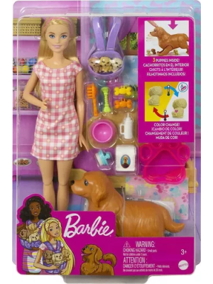 BARBIE CACHORRITOS RECIEN NACIDOS (HCK75)*4 