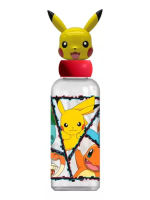 BOTELLA FIGURA 3D POKEMON 560 ML. (1013)