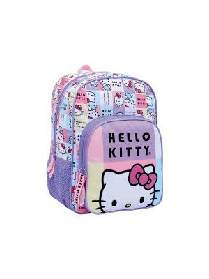 Mochila Escolar Wabro Hello Kitty 14 Pulgadas Espalda