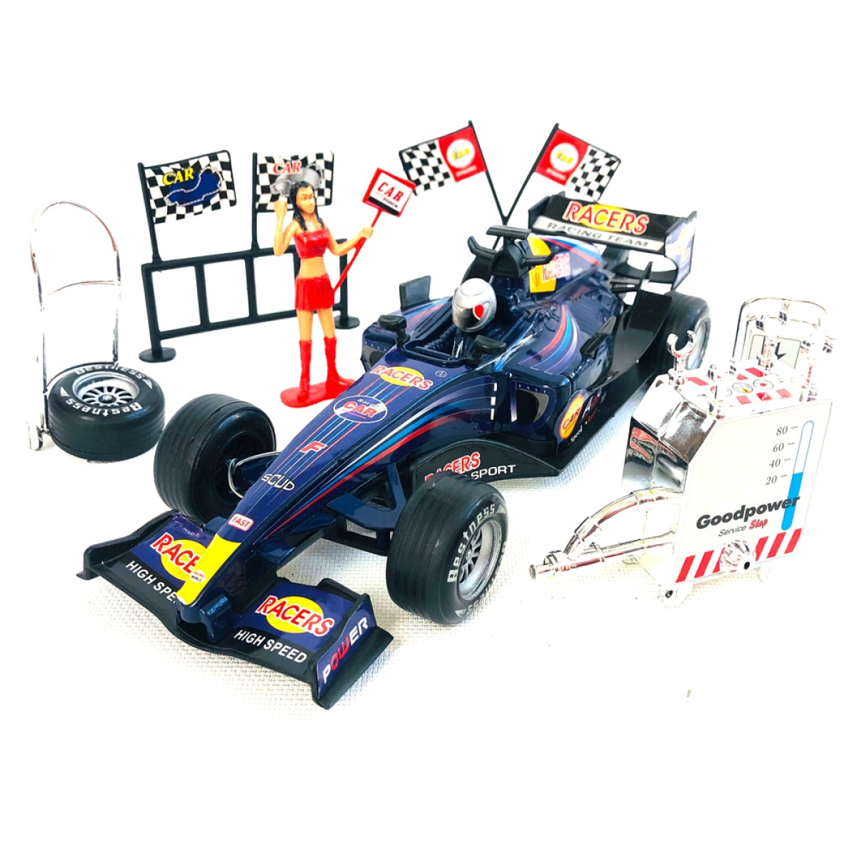 Auto De Juguete Carrera Formula 1 Escala 1.18 Racing